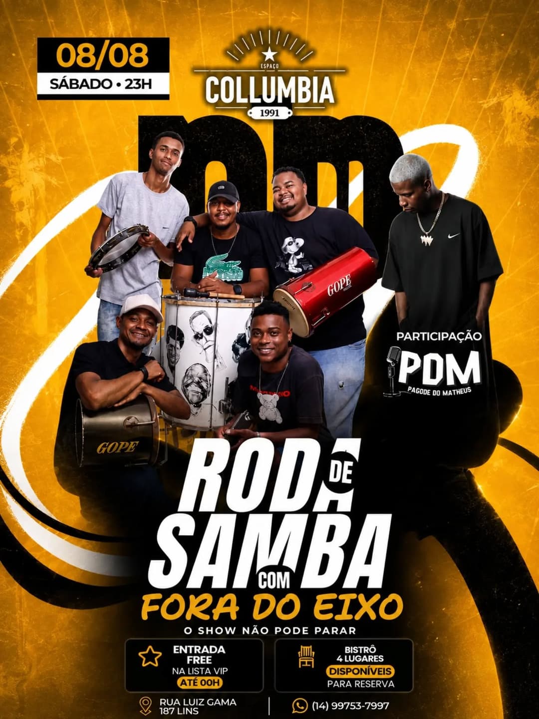 Flyer de Grupo Fora do Eixo