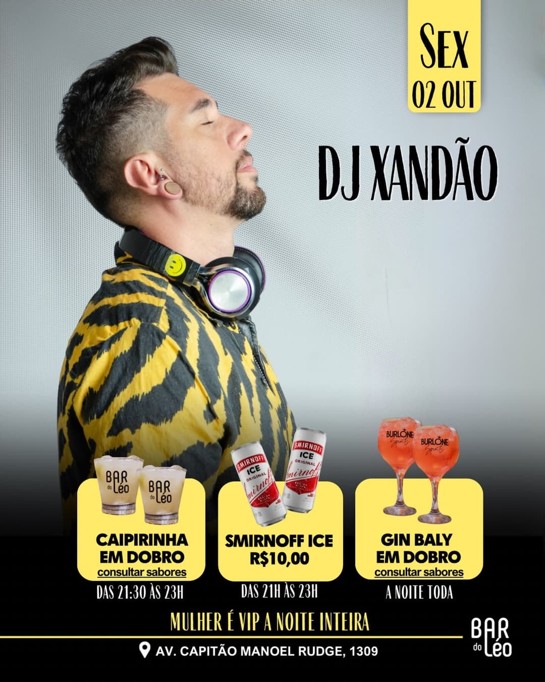 Flyer de DJ Xandão