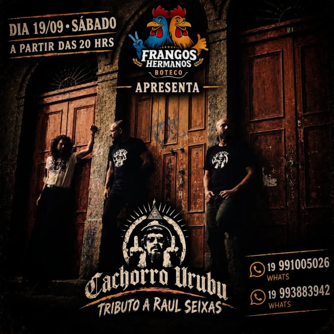 Flyer de Raul Seixas Tributo