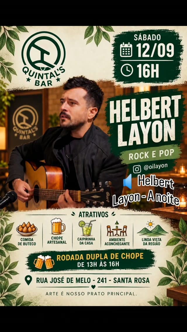 Flyer de Helbert Layon