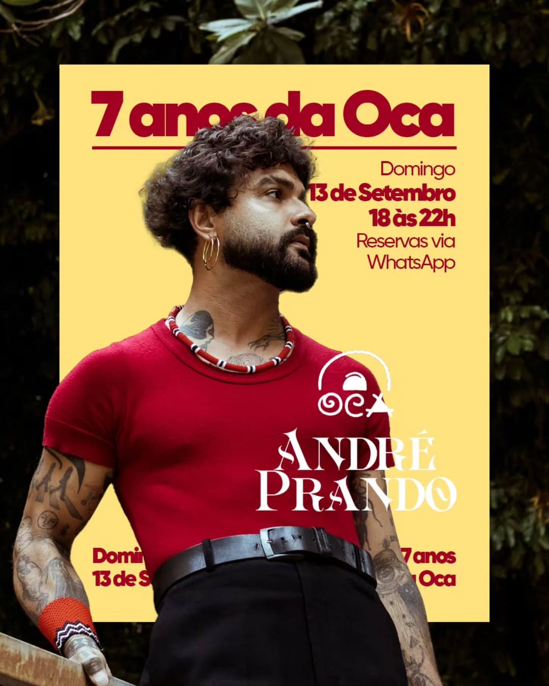 Flyer de André Prando