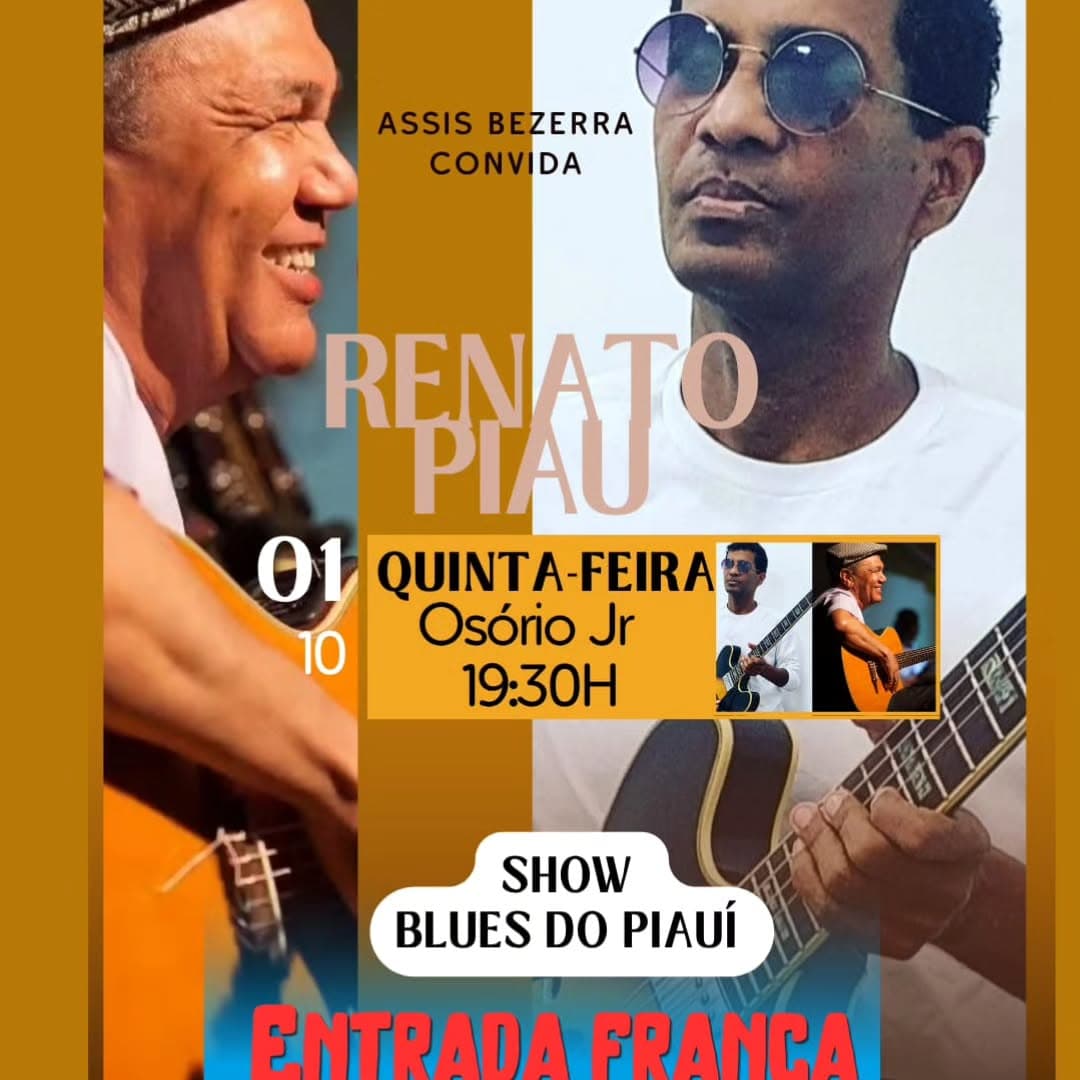 Flyer de Renato Piau Oficial