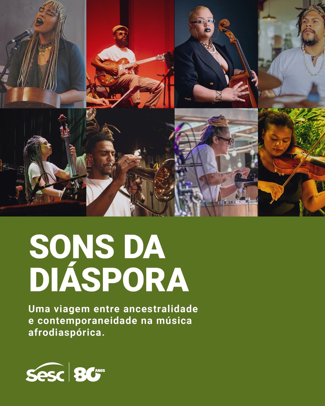 Flyer de Sons de Diáspora
