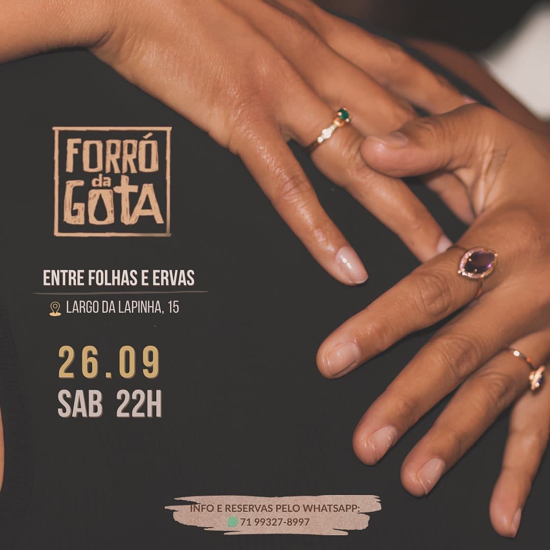 Flyer de Forró da Gota