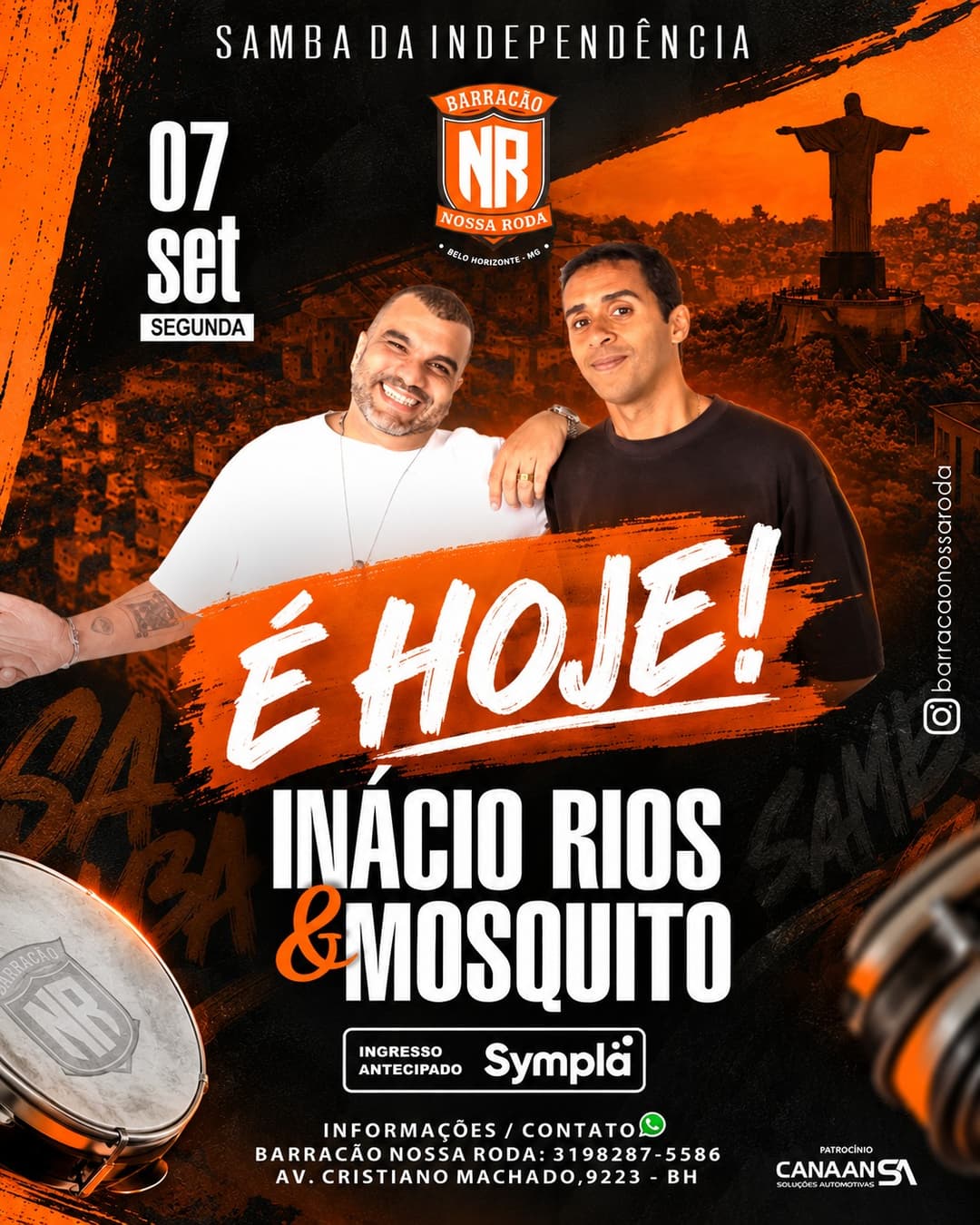 Flyer de Inácio Rios & Mosquito