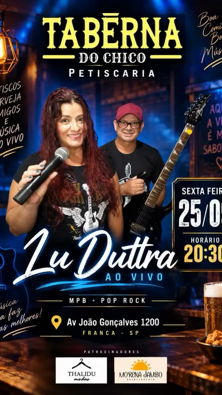Flyer de LU DUTRA