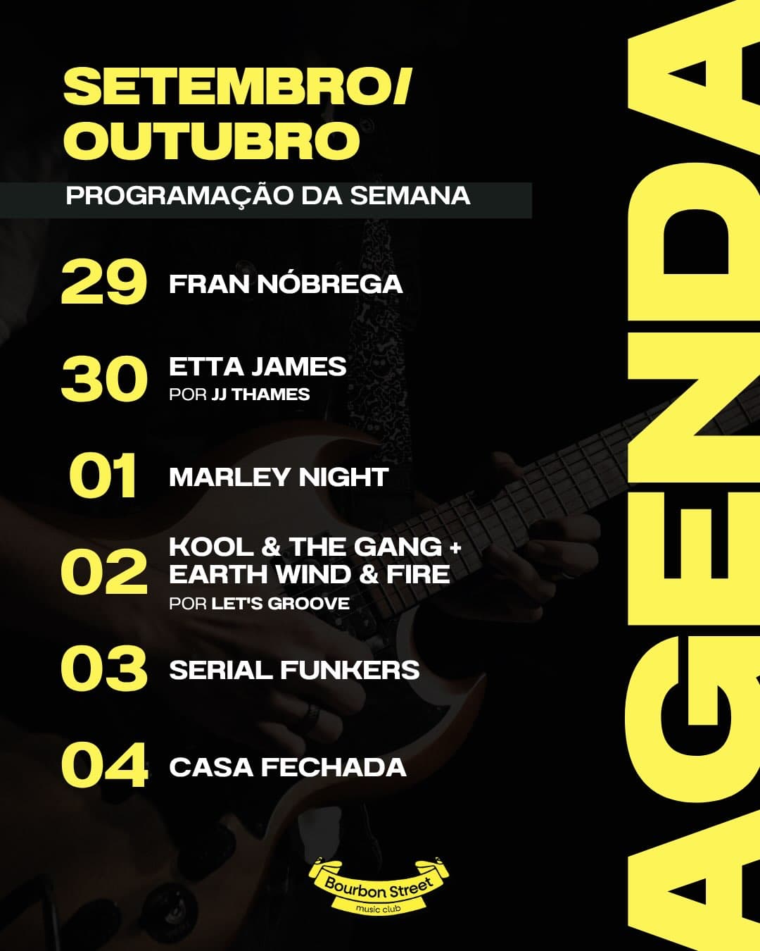 Flyer de Fran Nóbrega