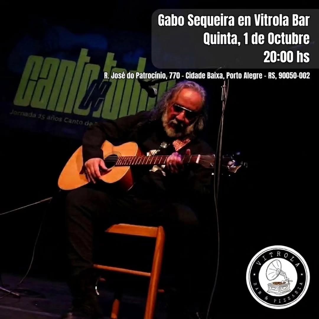 Flyer de Gabo Sequeira