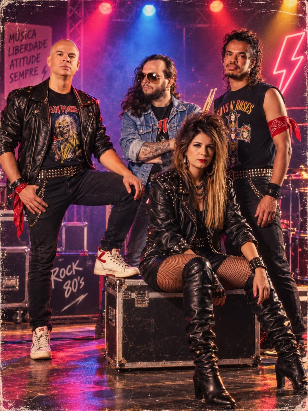 Flyer de Banda Kid Lee