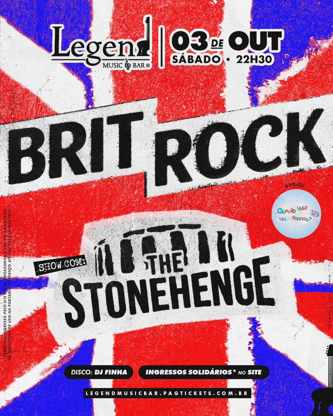 Flyer de The Stonehenge e DJ Finha