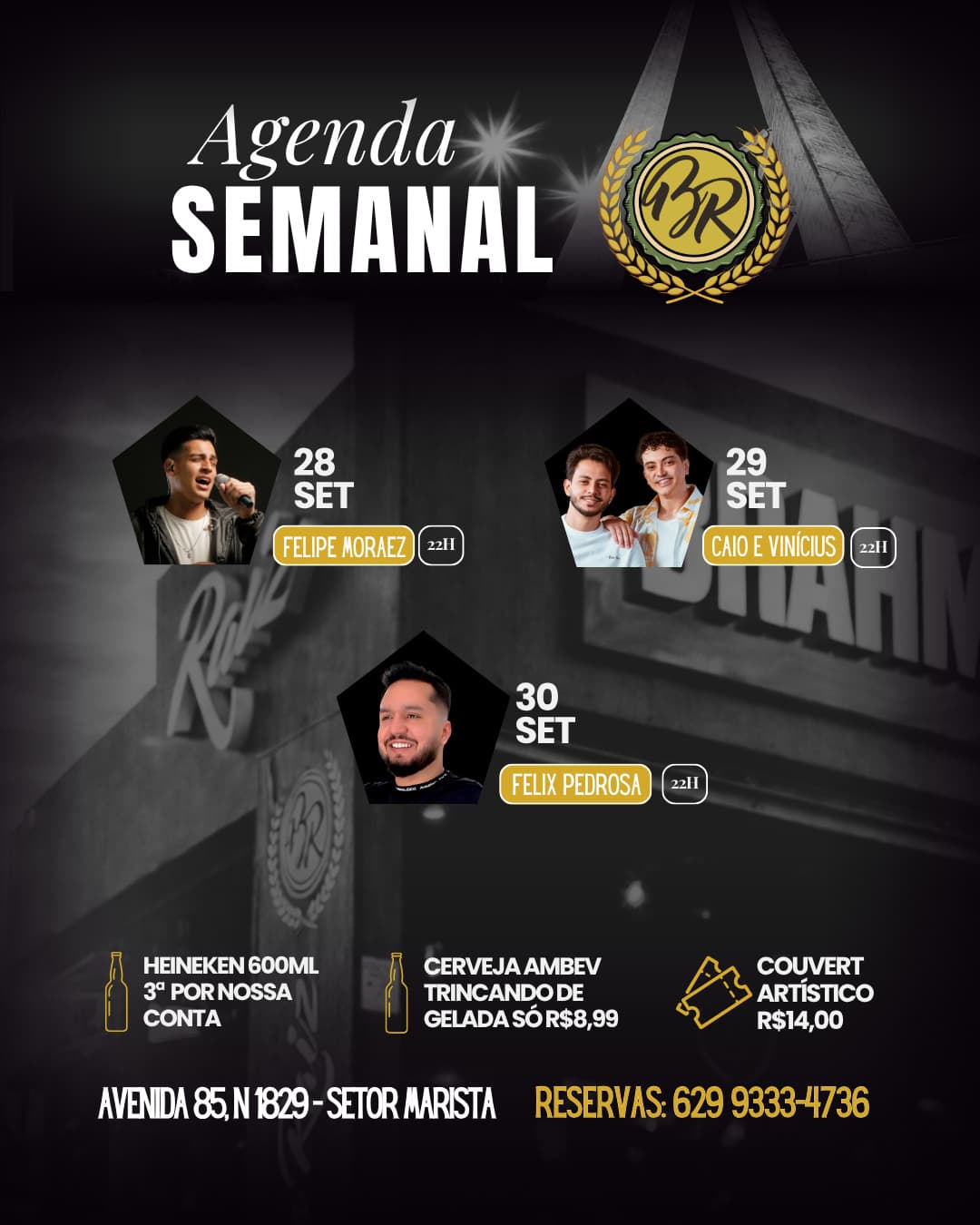 Flyer de Felipe Moraez