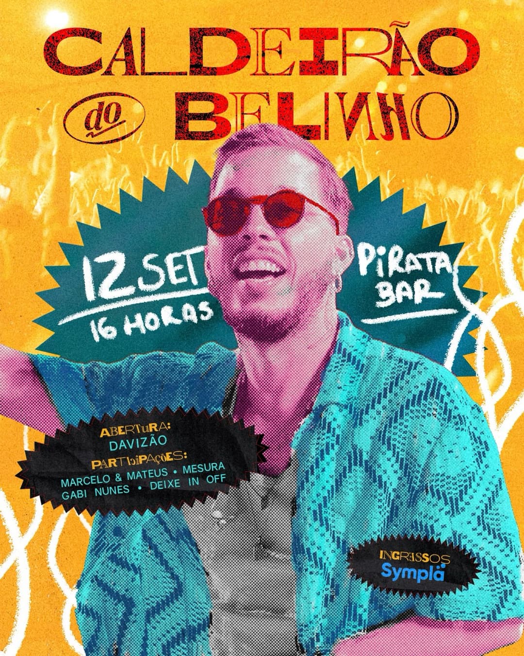 Flyer de Belinho da Silva e Caldeira do Obelinho