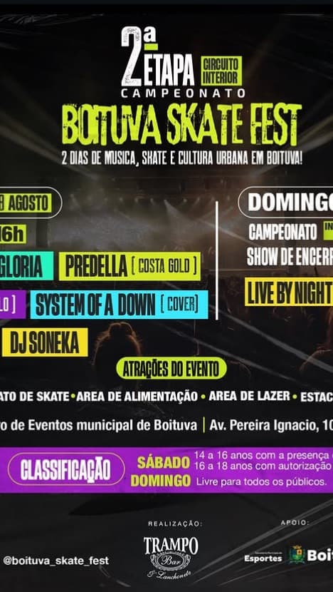 Flyer de Live by Night