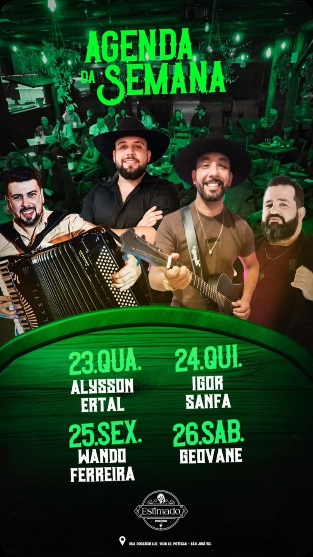 Flyer de Igor Sanfa