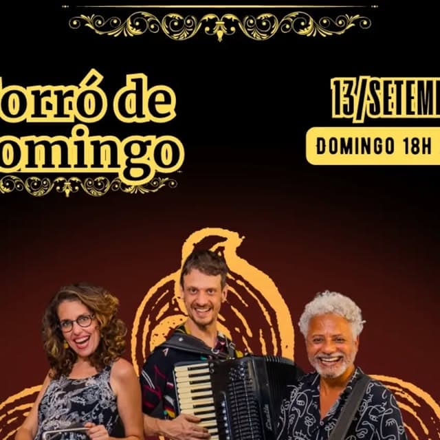 Flyer de Xeleléu Daniel e Trio Samburá