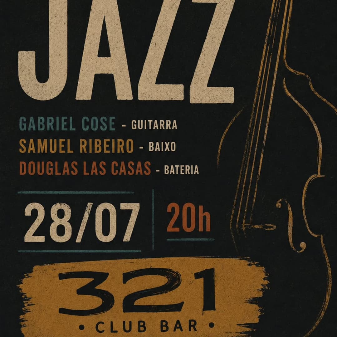 Flyer de Trio Jazz