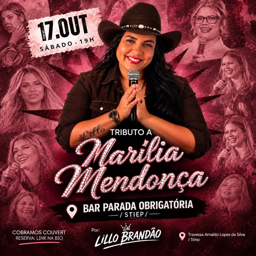 Flyer de Lillo Brandão