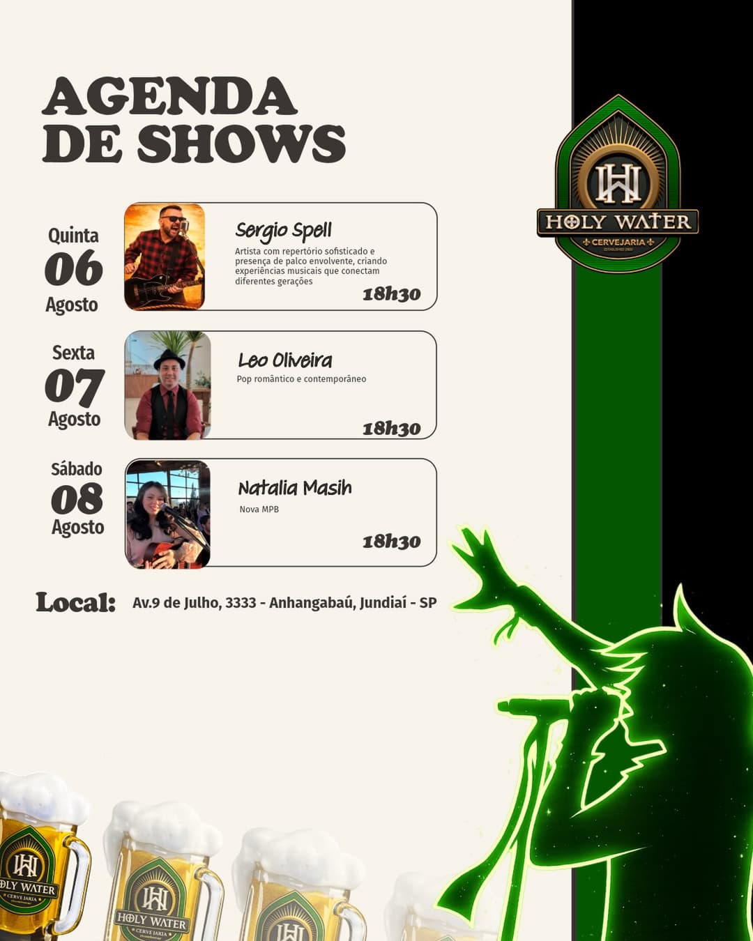 Flyer de Leo Oliveira