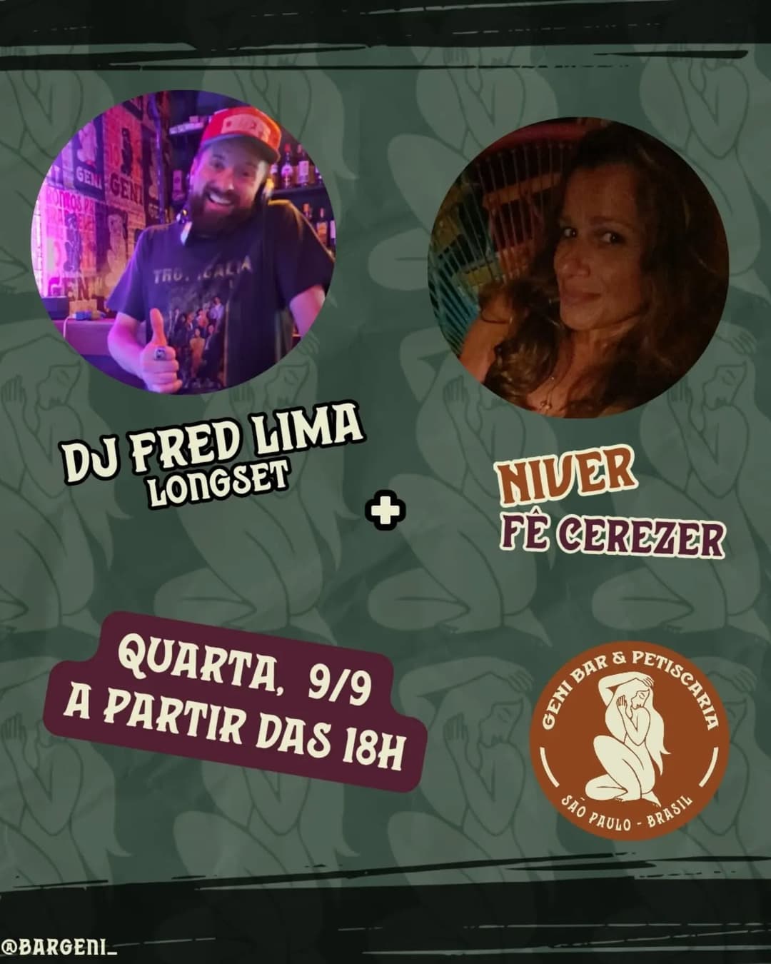 Flyer de Dj Fred Lima