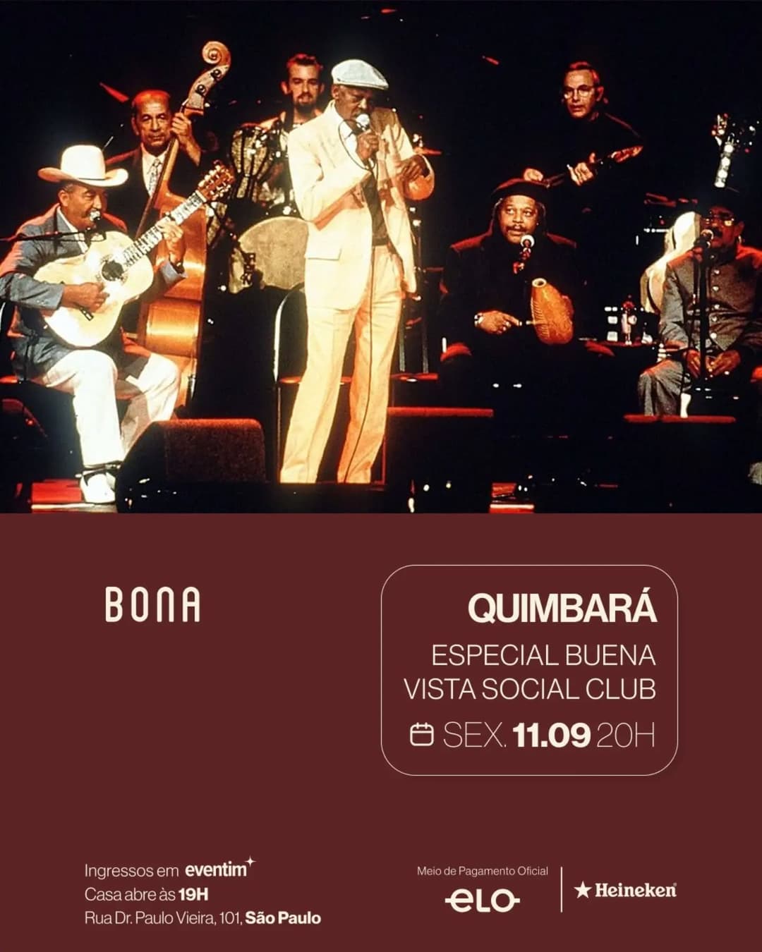 Flyer de Quimbará