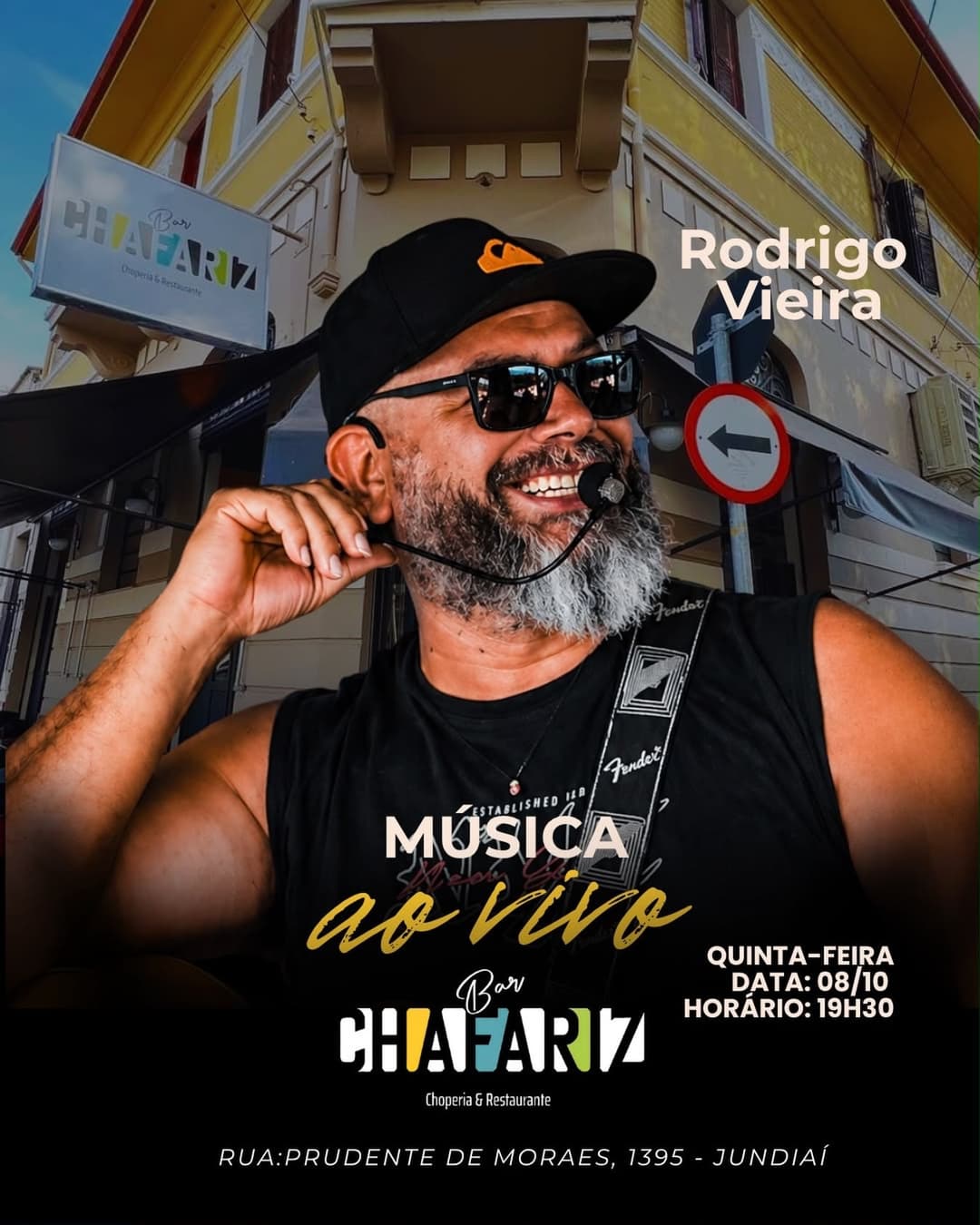 Flyer de Rodrigo Vieira