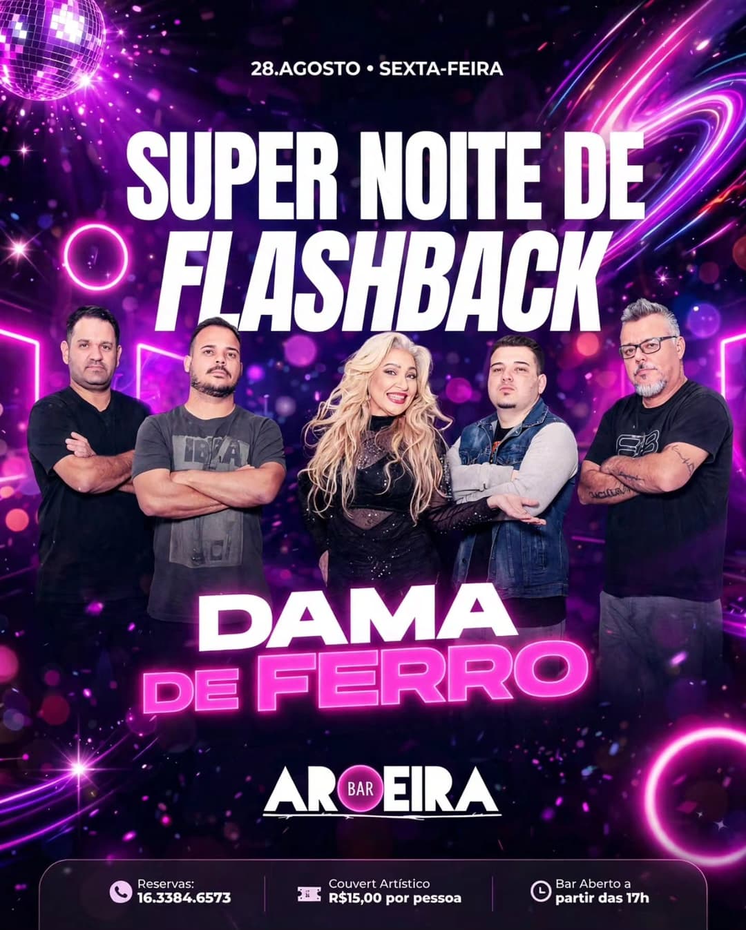 Flyer de Dama de Ferro