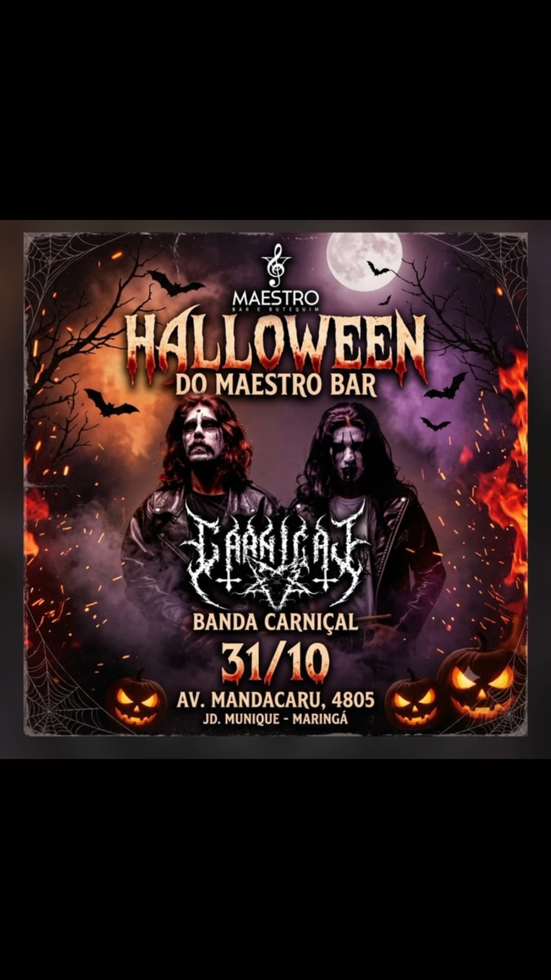 Flyer de Carniçal