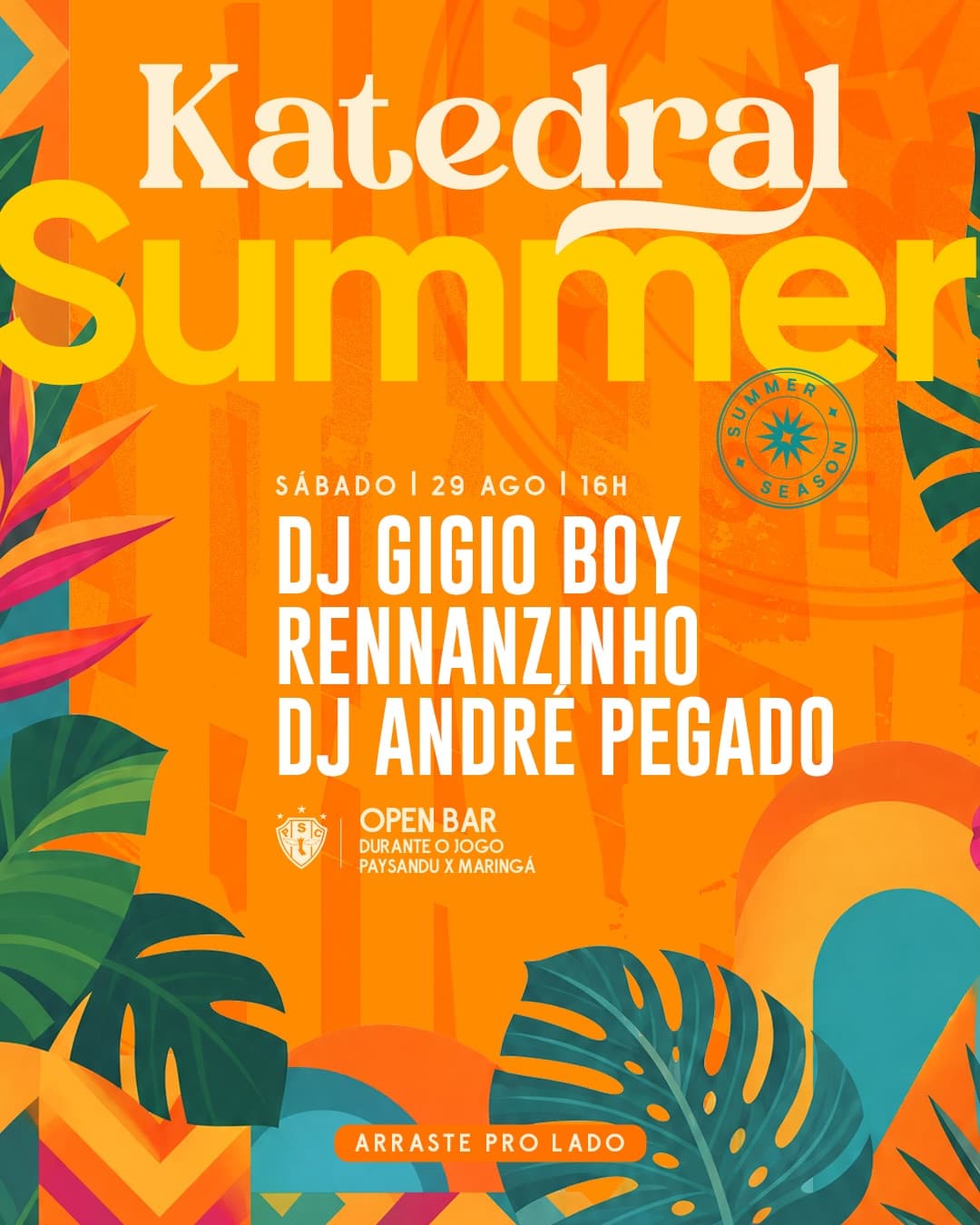 Flyer de GigioBoy e Rennaninho