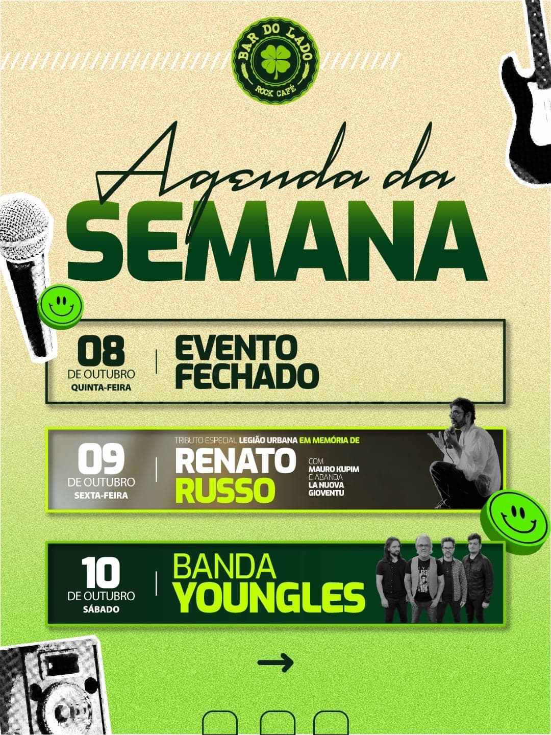 Flyer de Banda Youngles