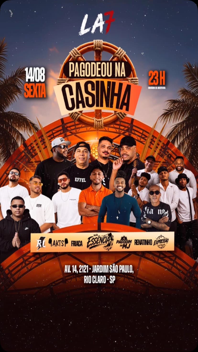 Flyer de Grupo A Expressão do Pagode