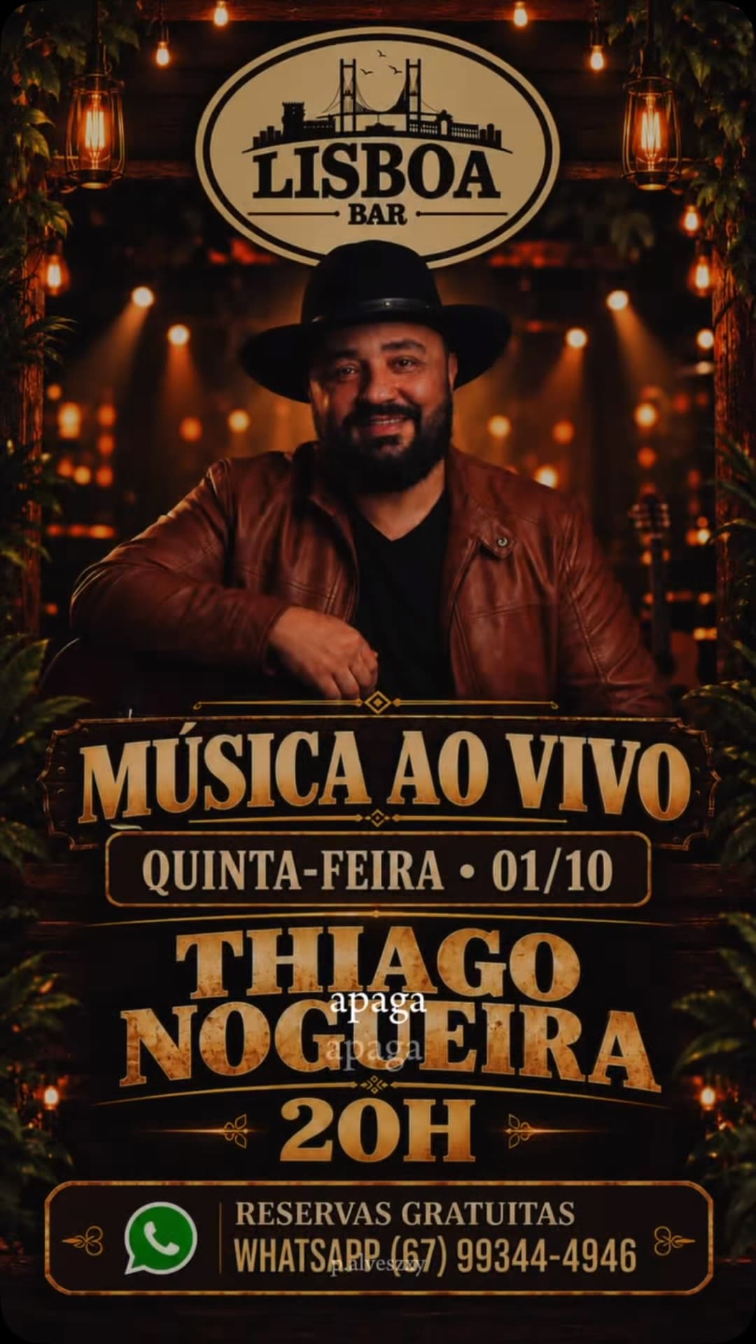 Flyer de Thiago Nogueira