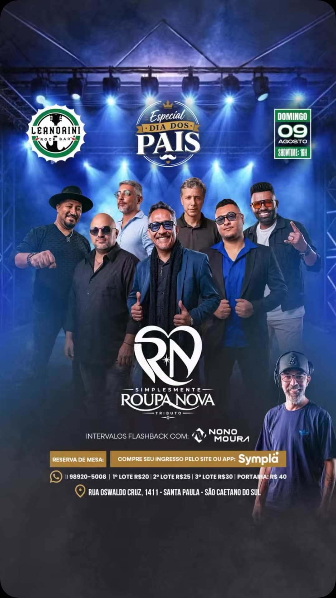 Flyer de Simplesmente Roupa Nova