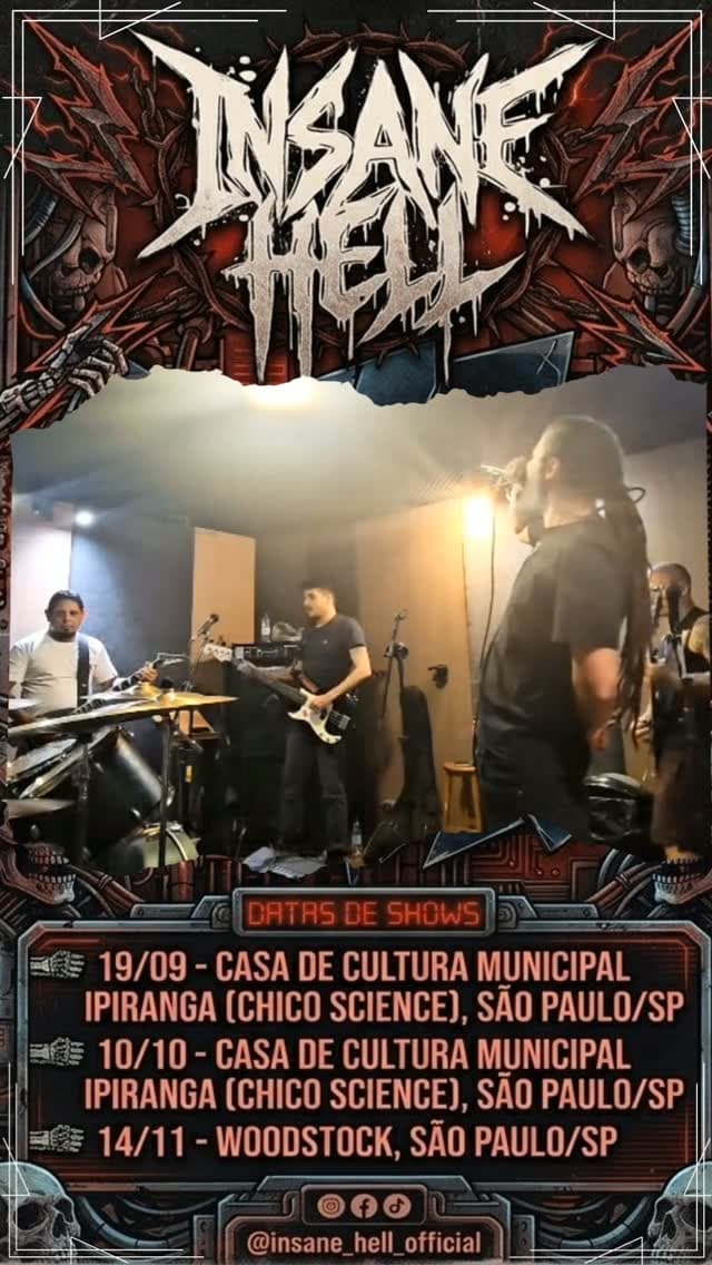 Flyer de Insane Hell