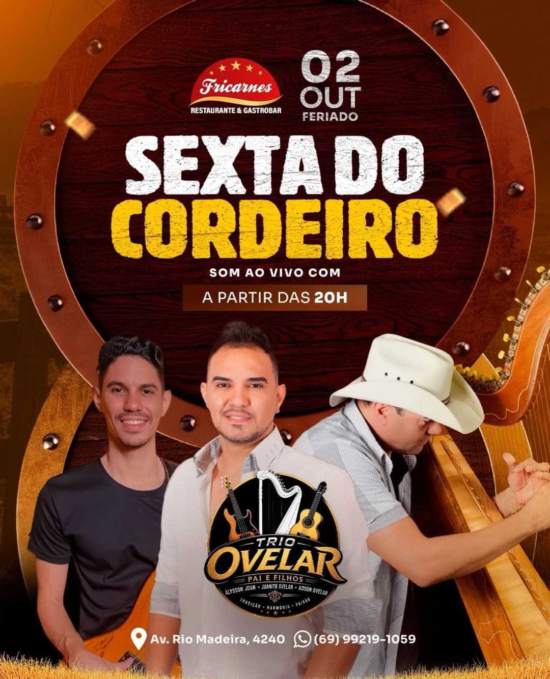Flyer de Trio Ovelar