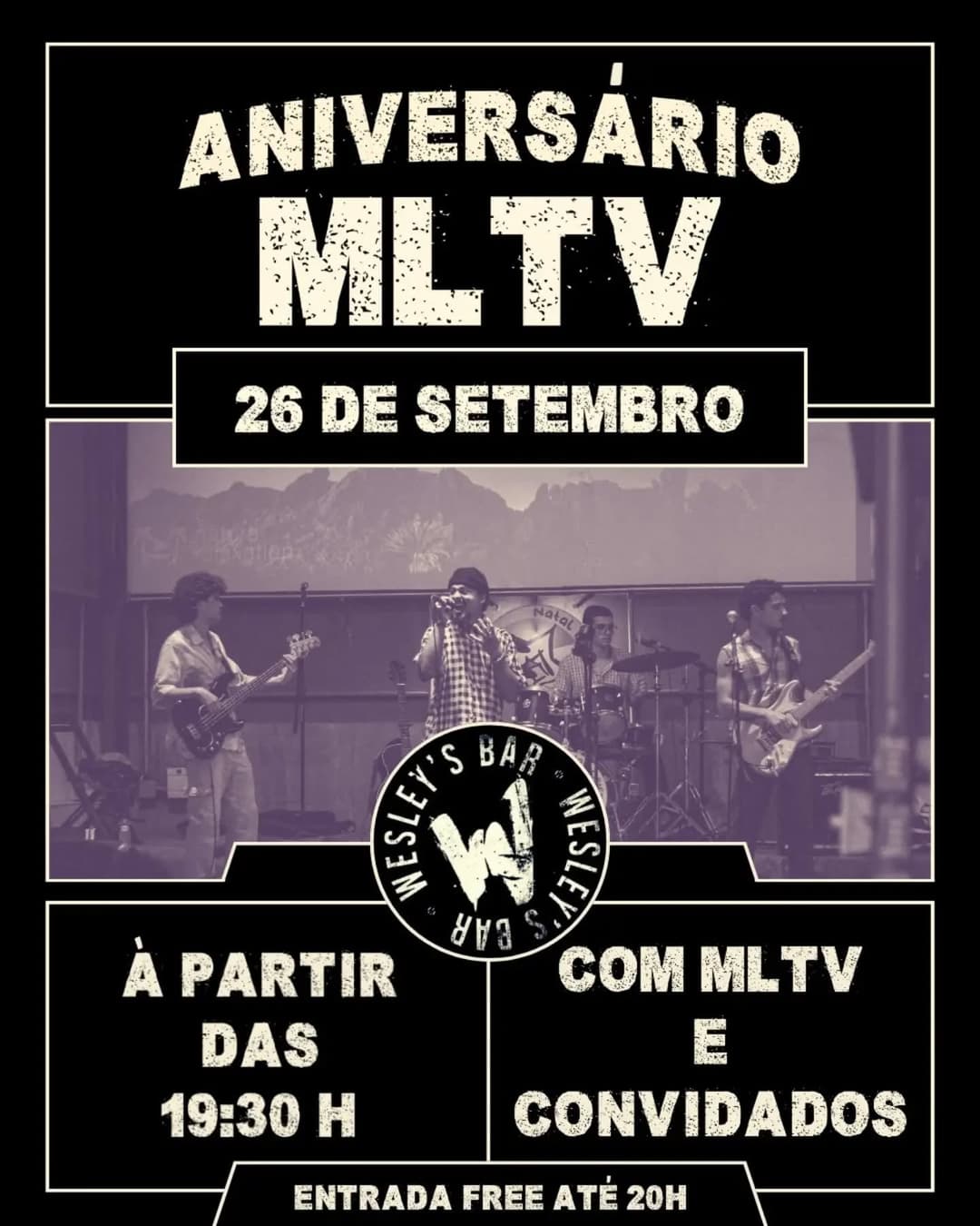 Flyer de Banda Asgard, Luscofusco Banda e Mltv