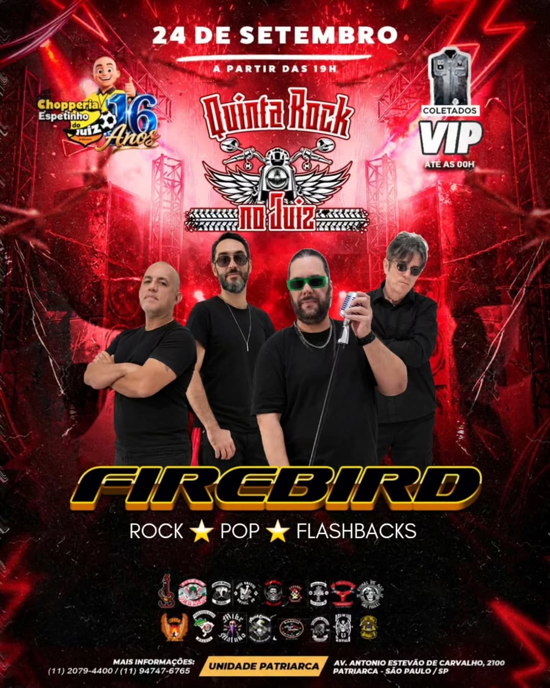 Flyer de Banda Firebird
