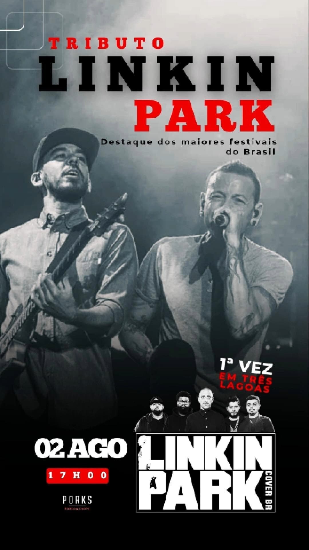 Flyer de Linkin Park Cover BR