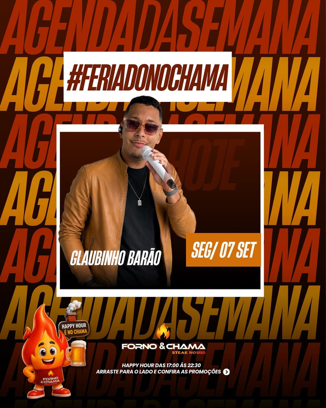 Flyer de Glaubrinho Barão