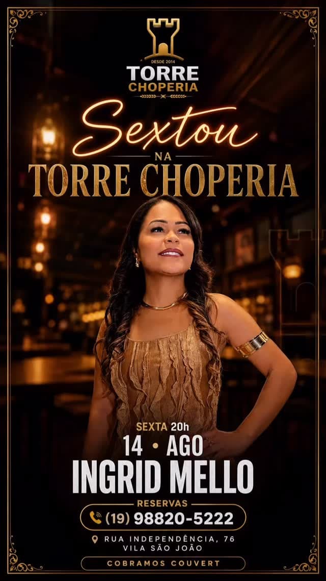 Flyer de Ingrid Mello