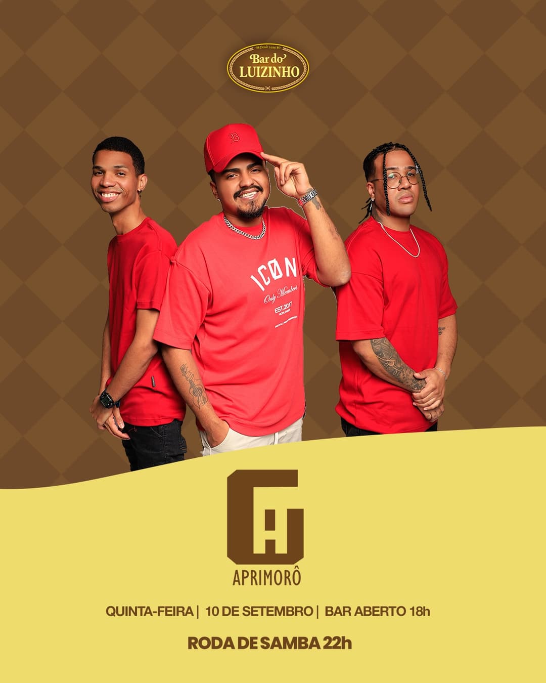 Flyer de Grupo Aprimorô