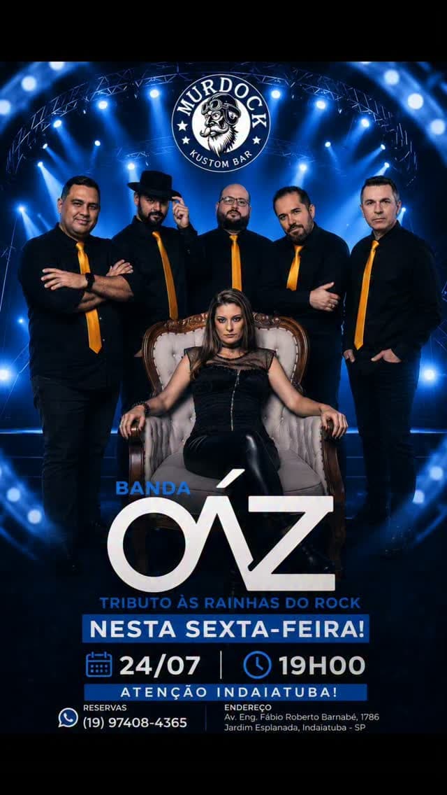 Flyer de Banda Oáz
