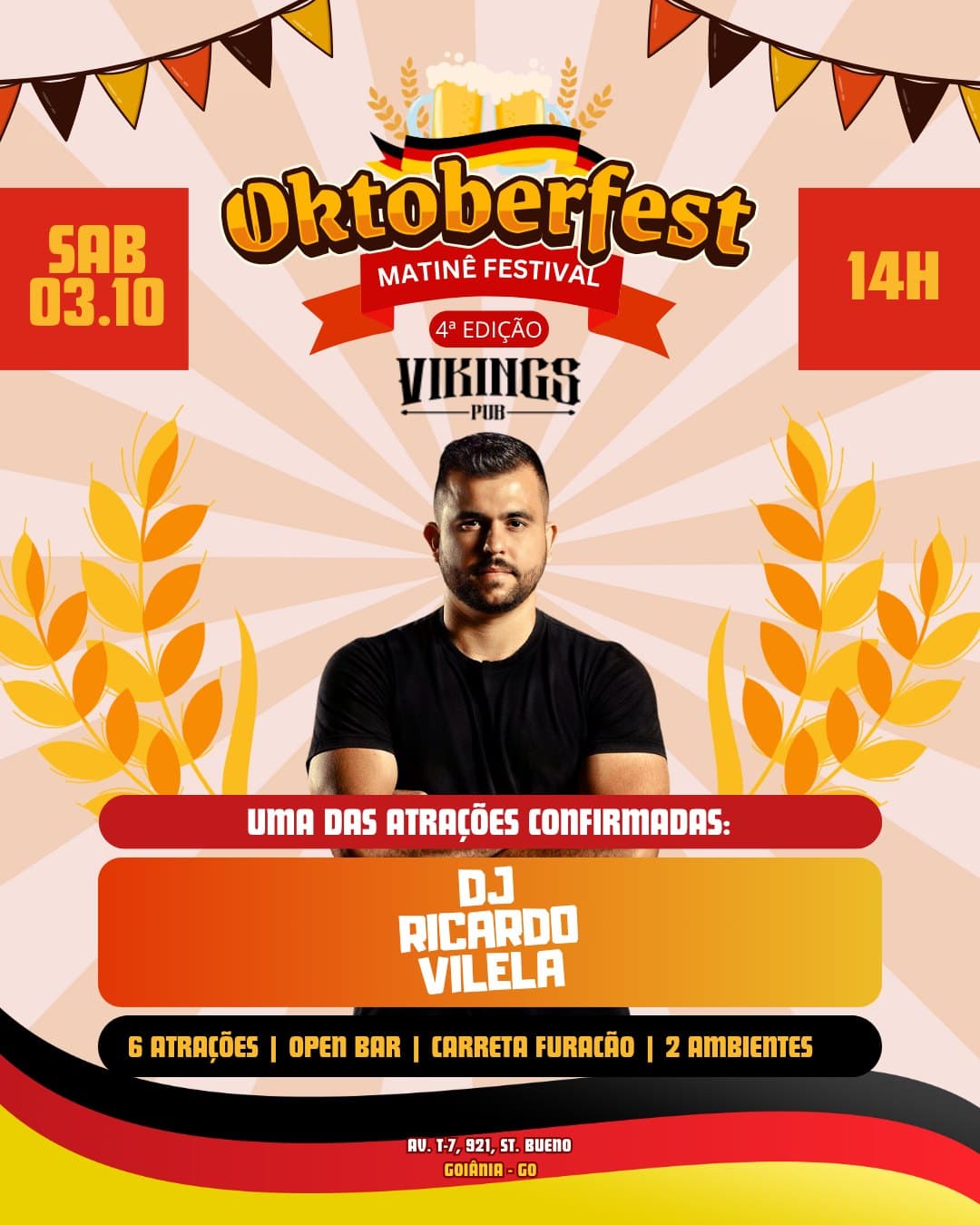 Flyer de Ricardo Vilela