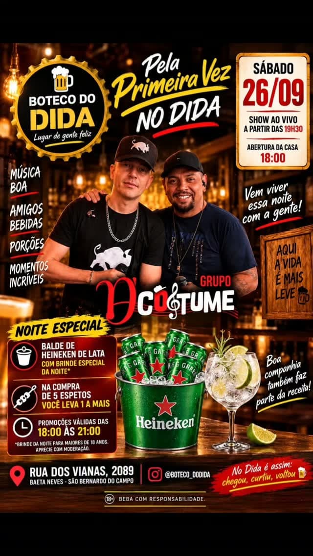 Flyer de Grupo Dcostume