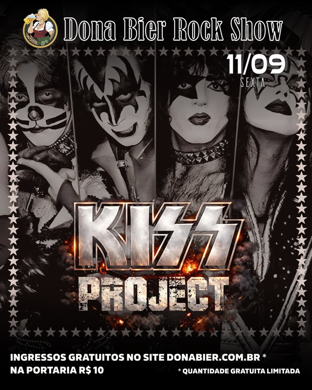 Flyer de Kiss Project
