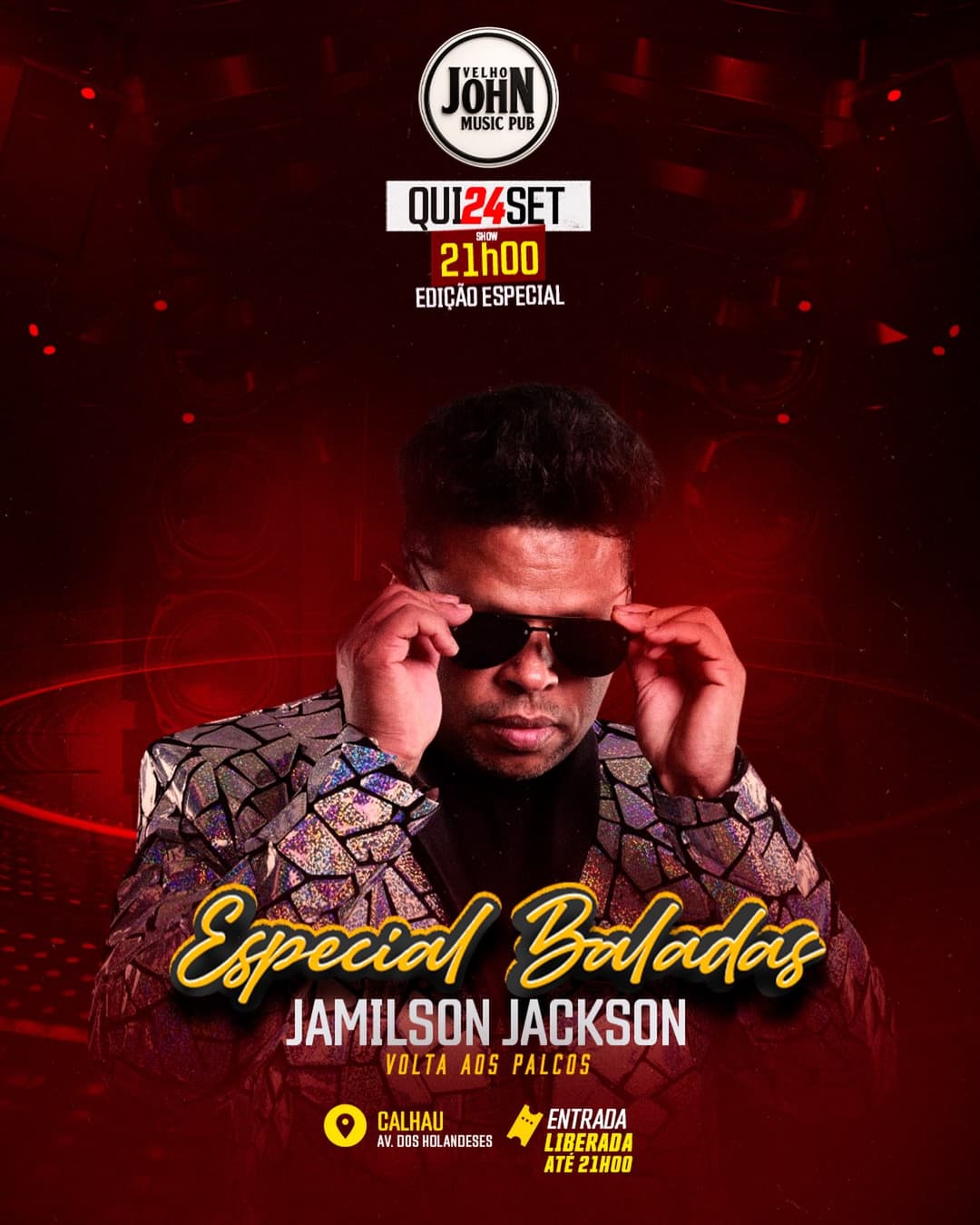 Flyer de Jamilson Jackson Jackson