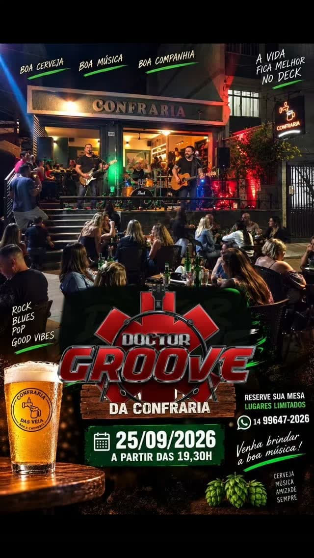 Flyer de Doctor Groove