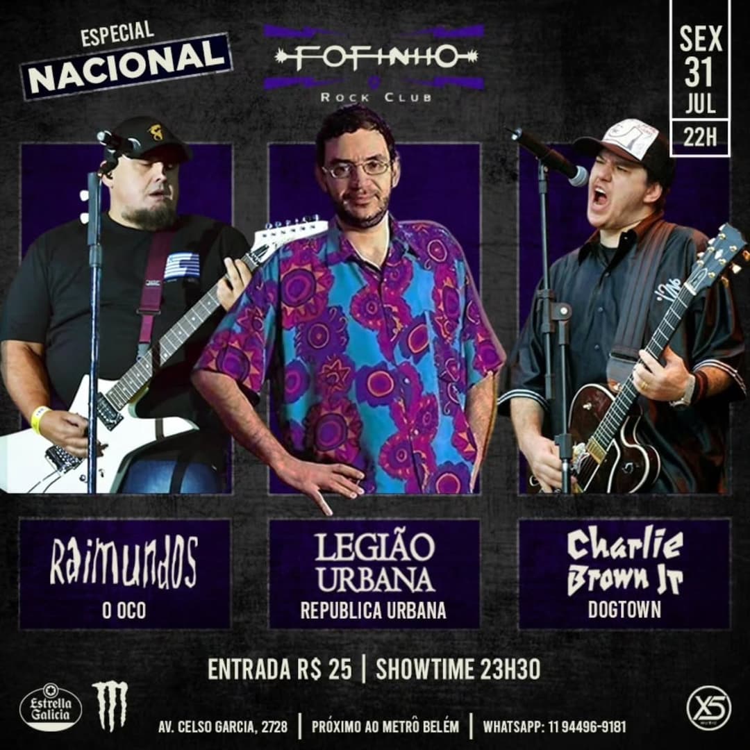 Flyer de Republica Urbana, Dog Town e O Oco