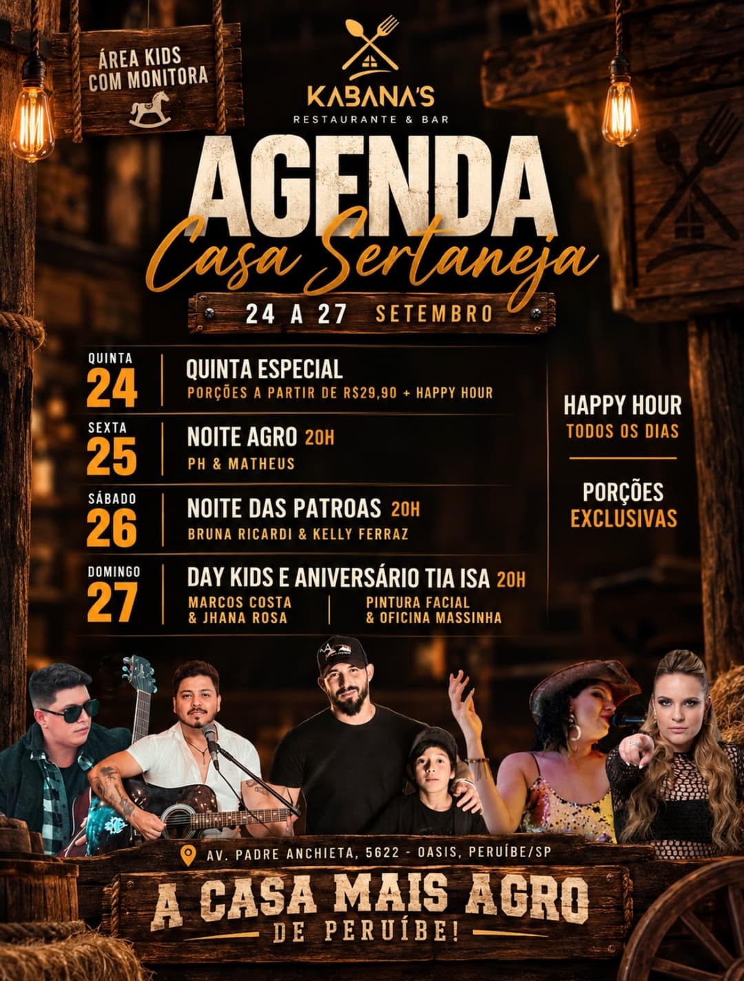 Flyer de Pedro Henrique e Matheus