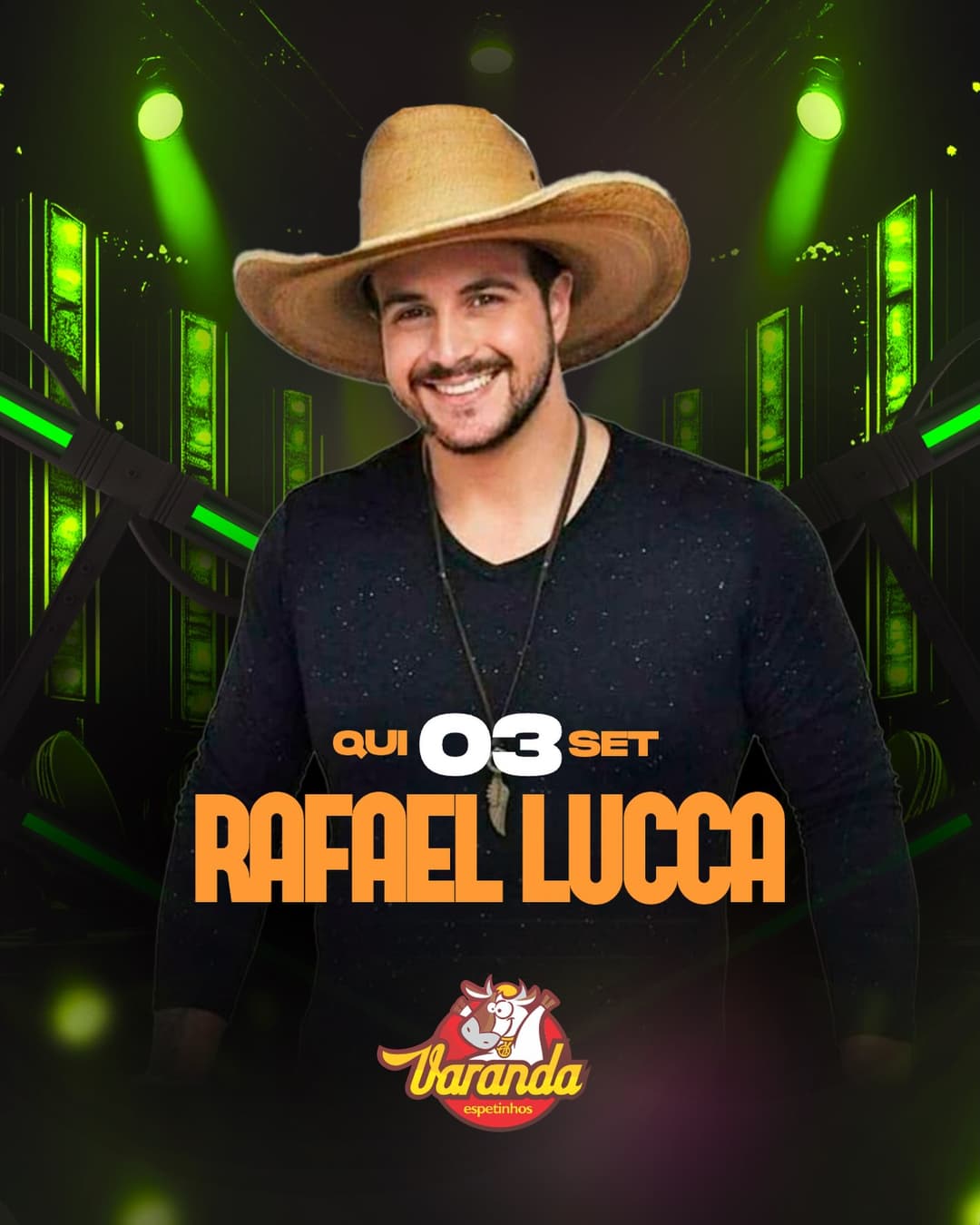 Flyer de Rafael Lucca