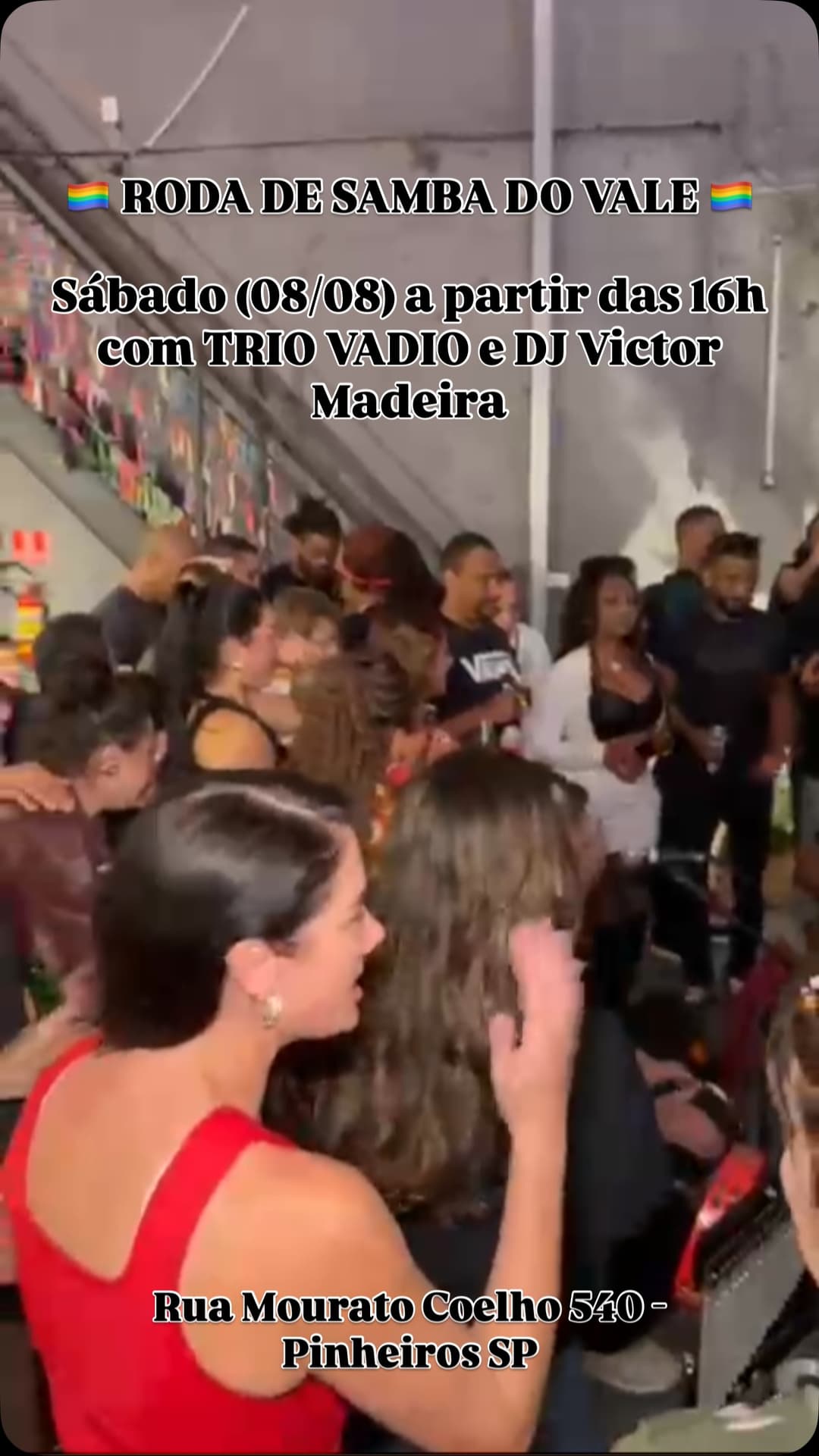 Flyer de Trio Vadio, DJ Victor Madeira e Grupo Sensação